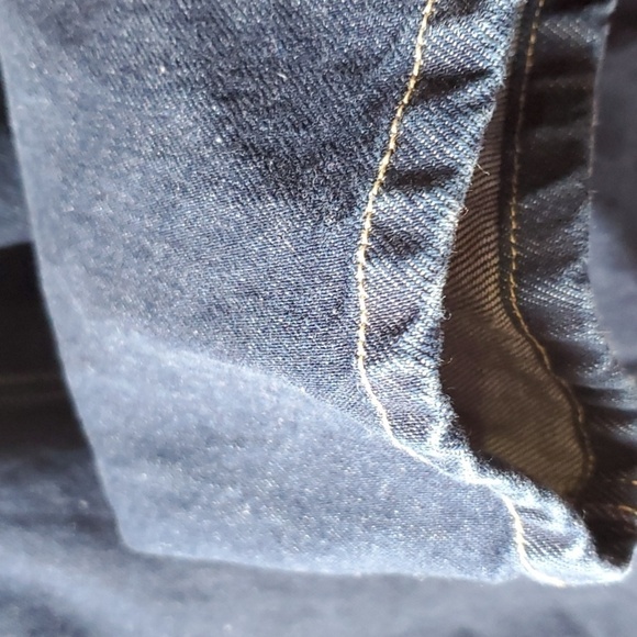 Land's End blue jeans relaxed fit traditional waist size 18P - Picture 10 of 11